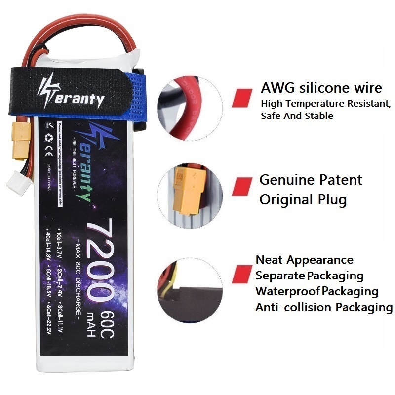 Yükseltme 7200MAH 7.4V 60C LiP - Rc Helicopter Coaxial incelemesi ve fiyatı